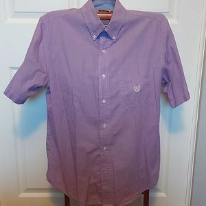 Chaps Est 1978 Men's Button up short sleeve, Medium